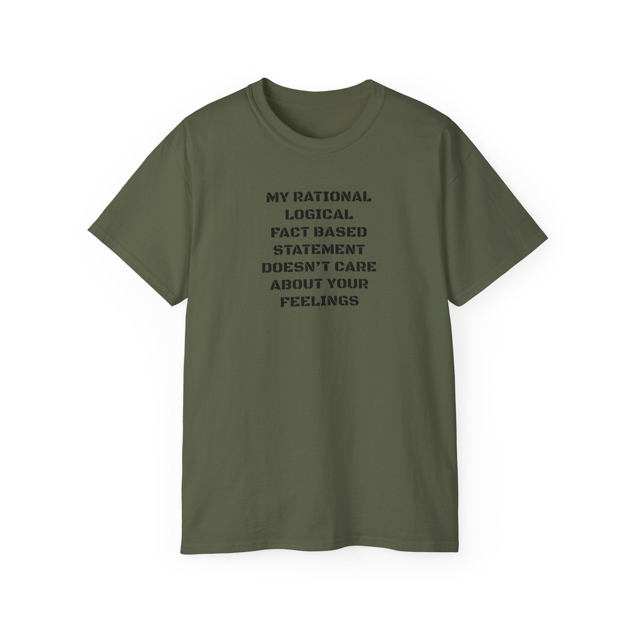 My Rational, Logical, Fact-Based Statement Doesn't Care About Your Feelings T-Shirt