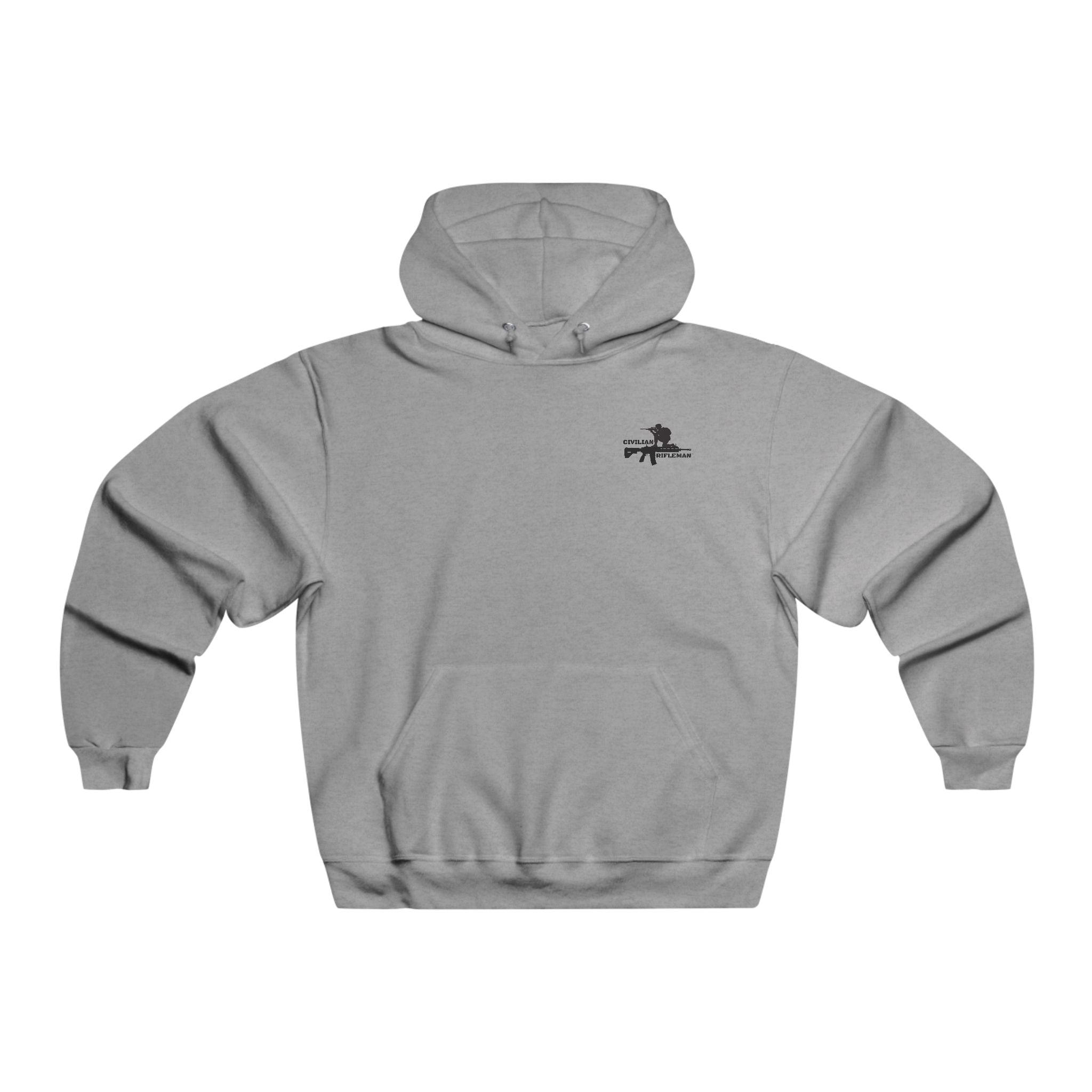 Civilian Rifleman Hoodie — Tactical Shooter Graphic Hooded Sweatshirt