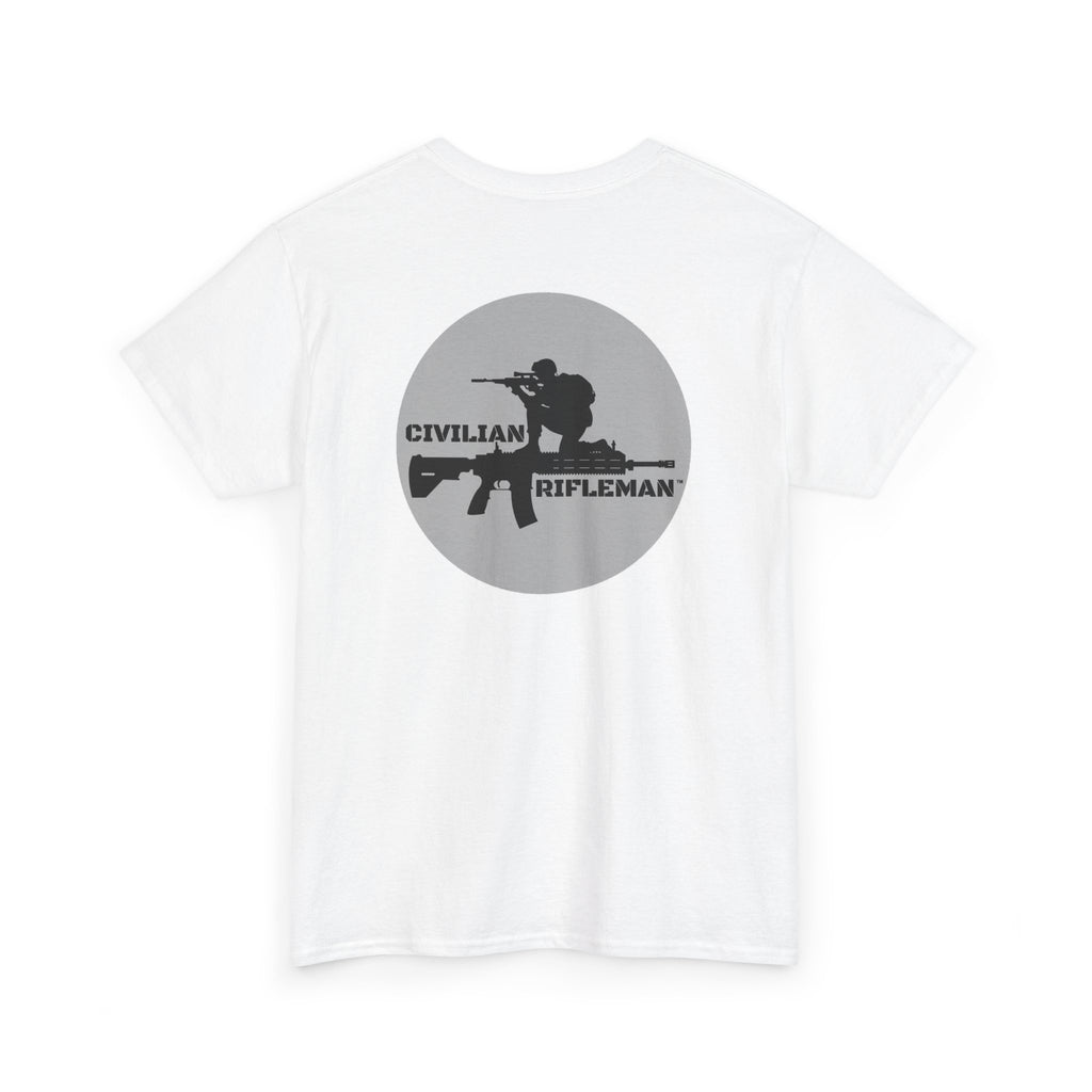 Rifleman Silhouette Tee — 'Civilian Rifleman' Tactical Graphic T-Shirt