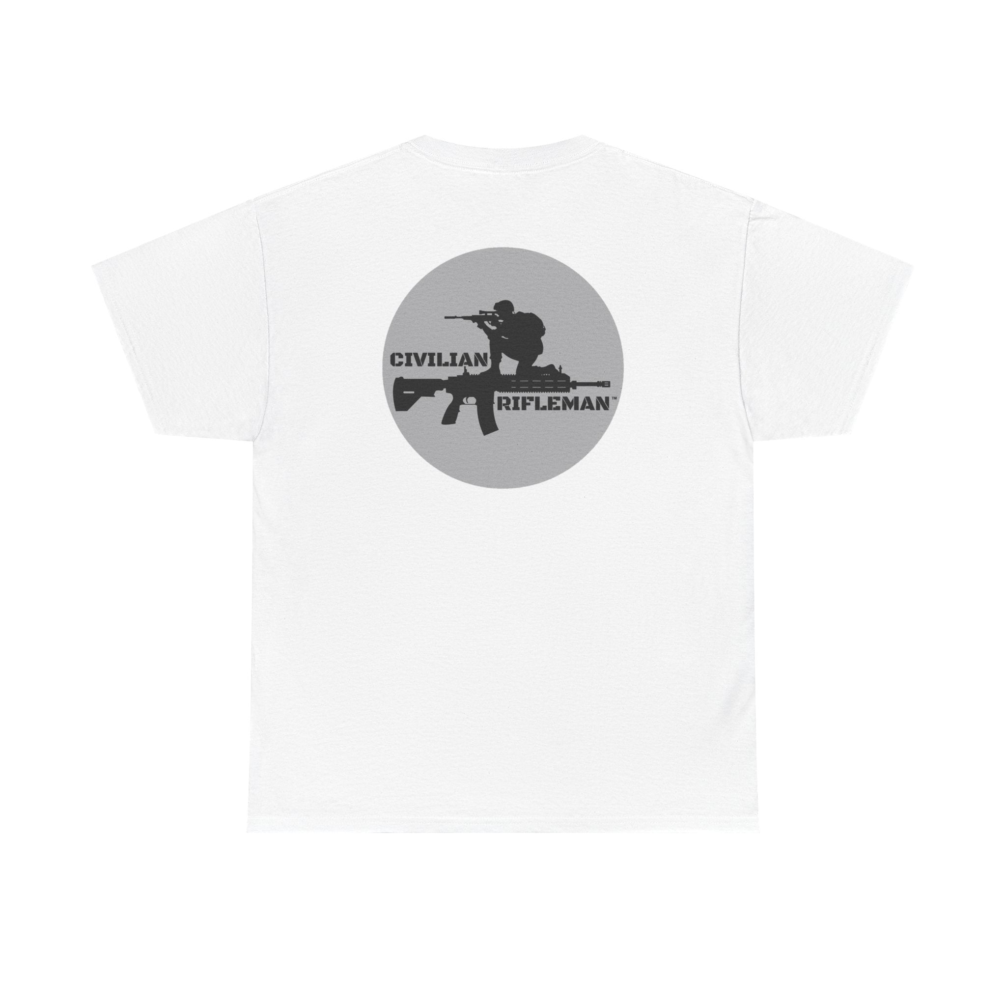 Rifleman Silhouette Tee — 'Civilian Rifleman' Tactical Graphic T-Shirt