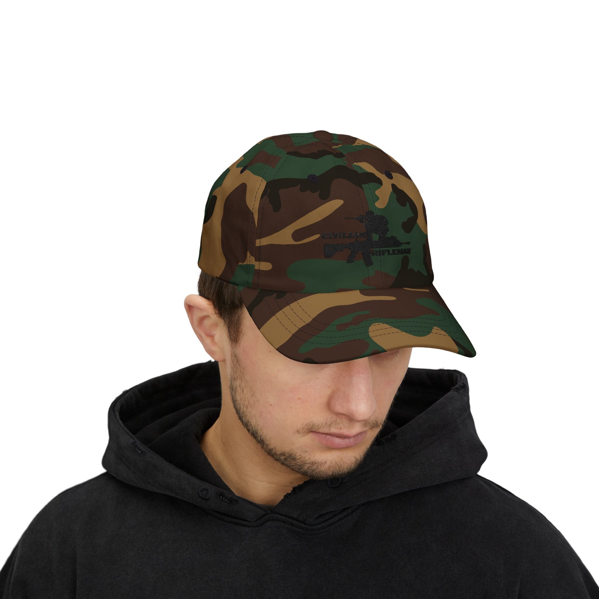 Civilian Rifleman Embroidered Dad Cap — Tactical Hunting Hat