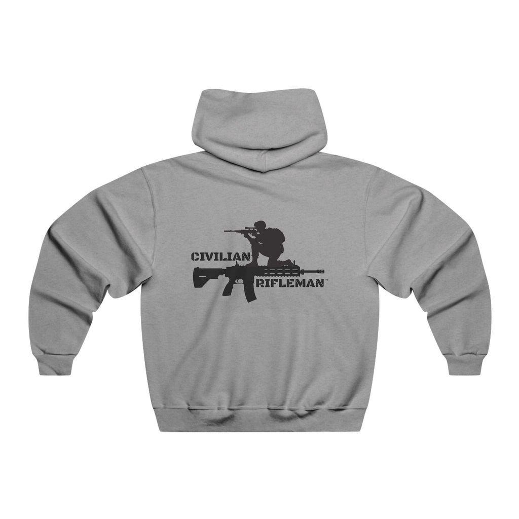 Civilian Rifleman Hoodie — Tactical Shooter Graphic Hooded Sweatshirt