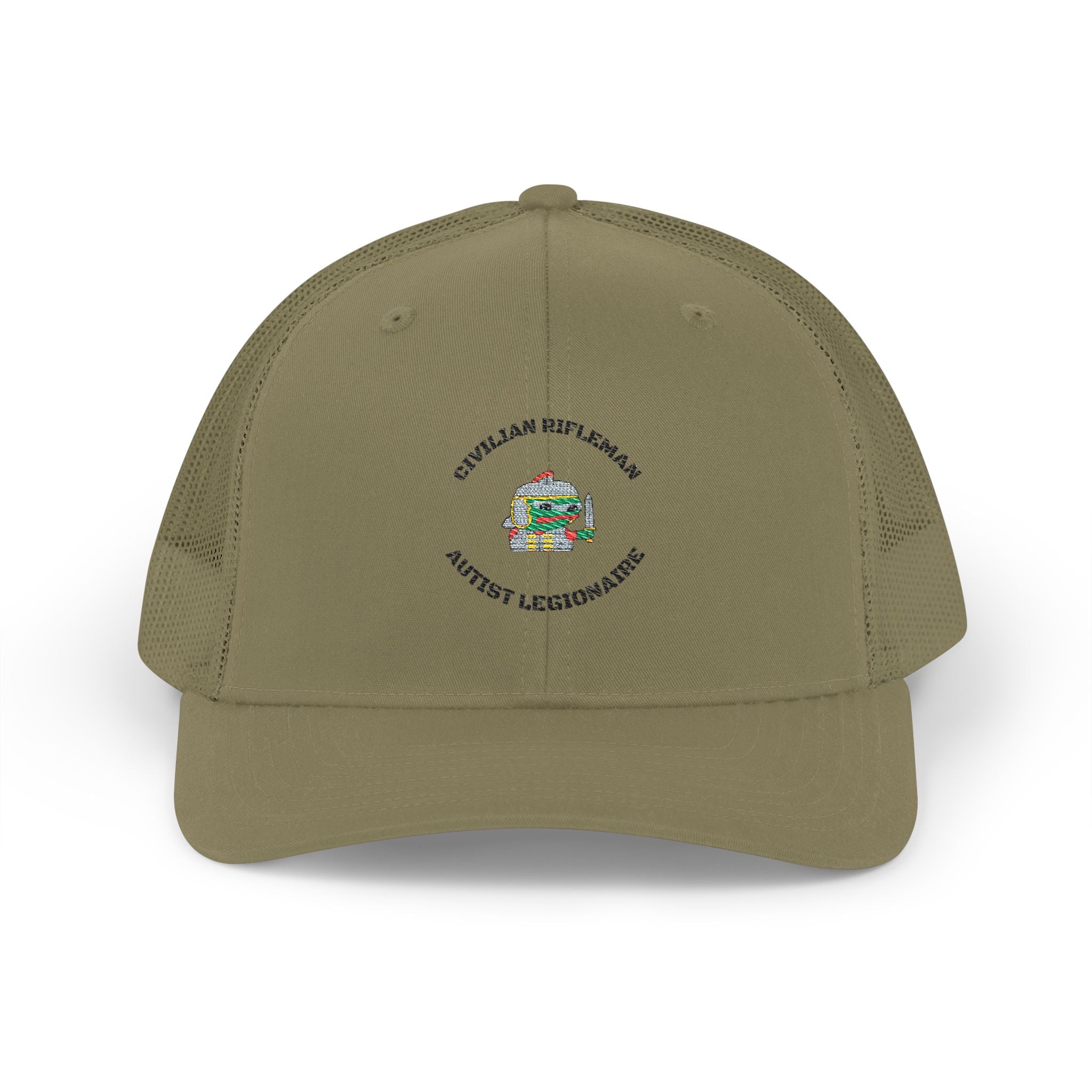 Civilian Rifleman Embroidered Snapback Trucker Cap for Outdoor Enthusiasts, Casual Style Hat, Perfect Gift for Birthdays, Summer Events, and Festivals