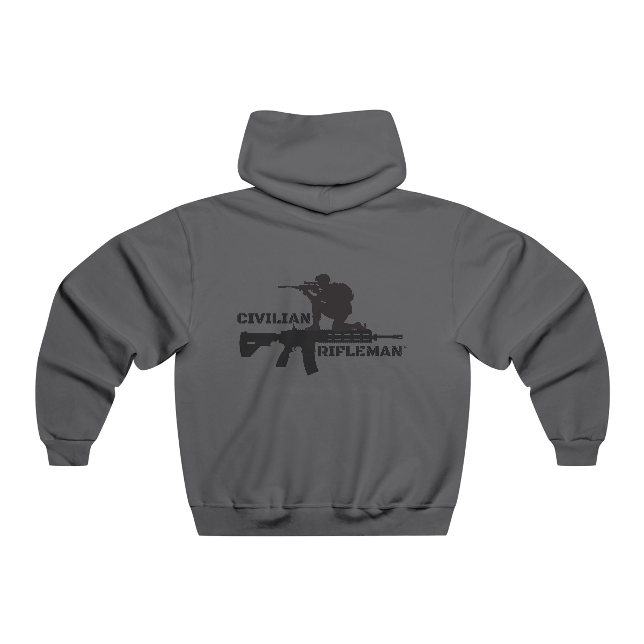 Civilian Rifleman Hoodie — Tactical Shooter Graphic Hooded Sweatshirt