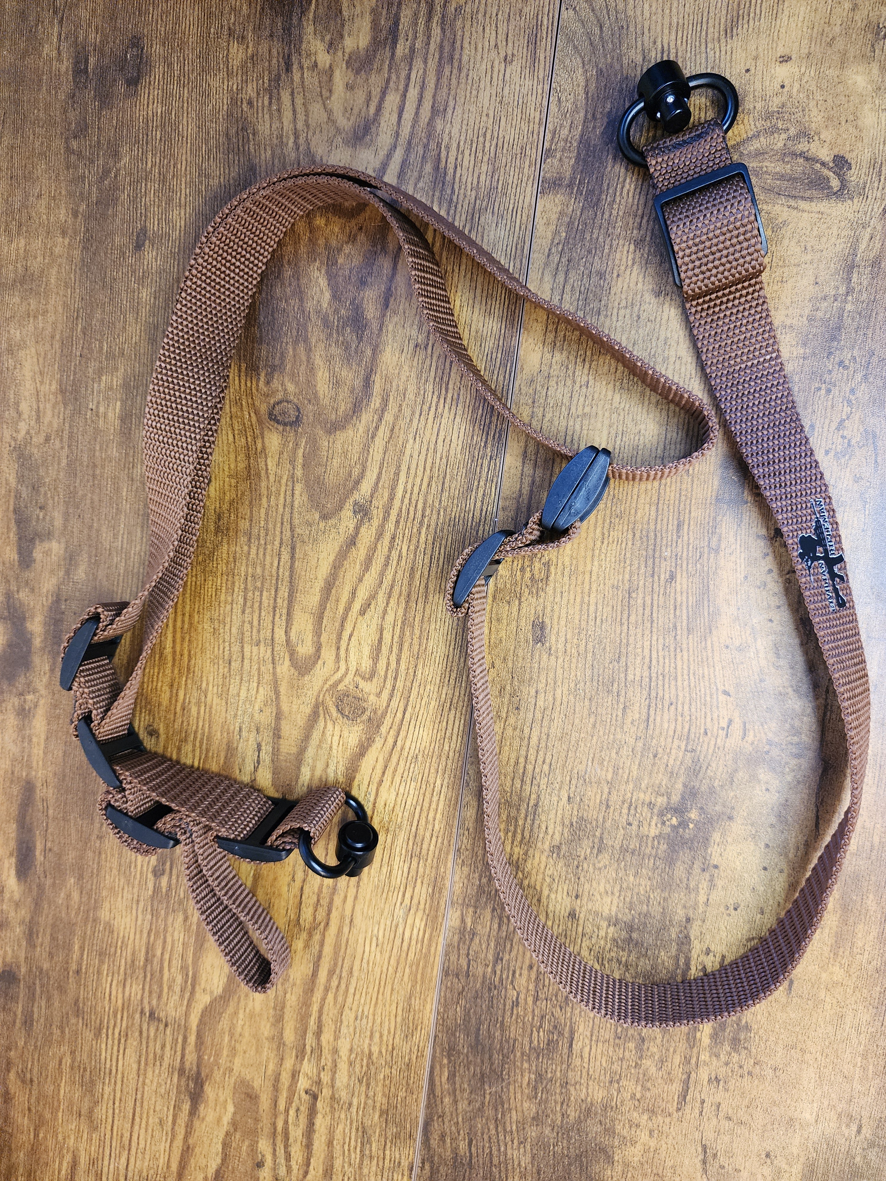 Quick Detach Two Point Tactical Rifle Sling - Brown