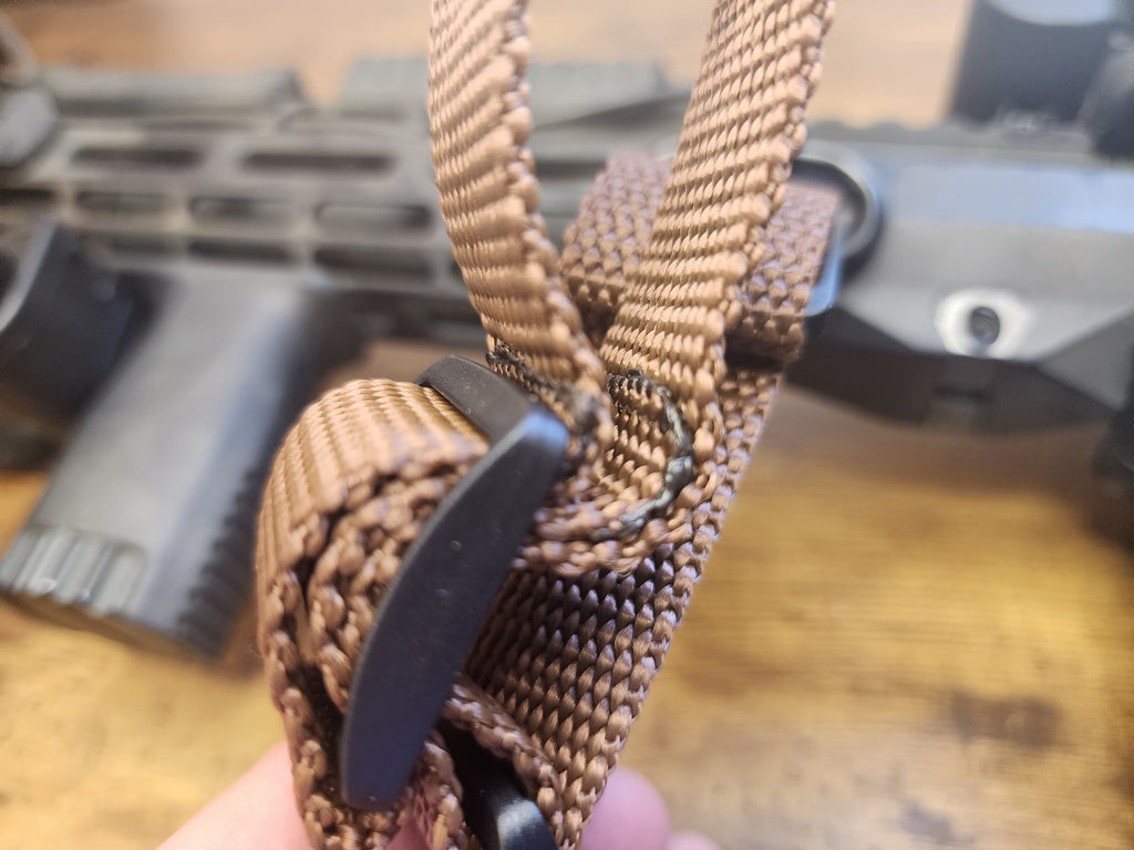 Quick Detach Two Point Tactical Rifle Sling - Brown
