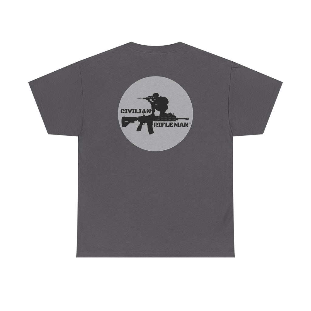 Rifleman Silhouette Tee — 'Civilian Rifleman' Tactical Graphic T-Shirt