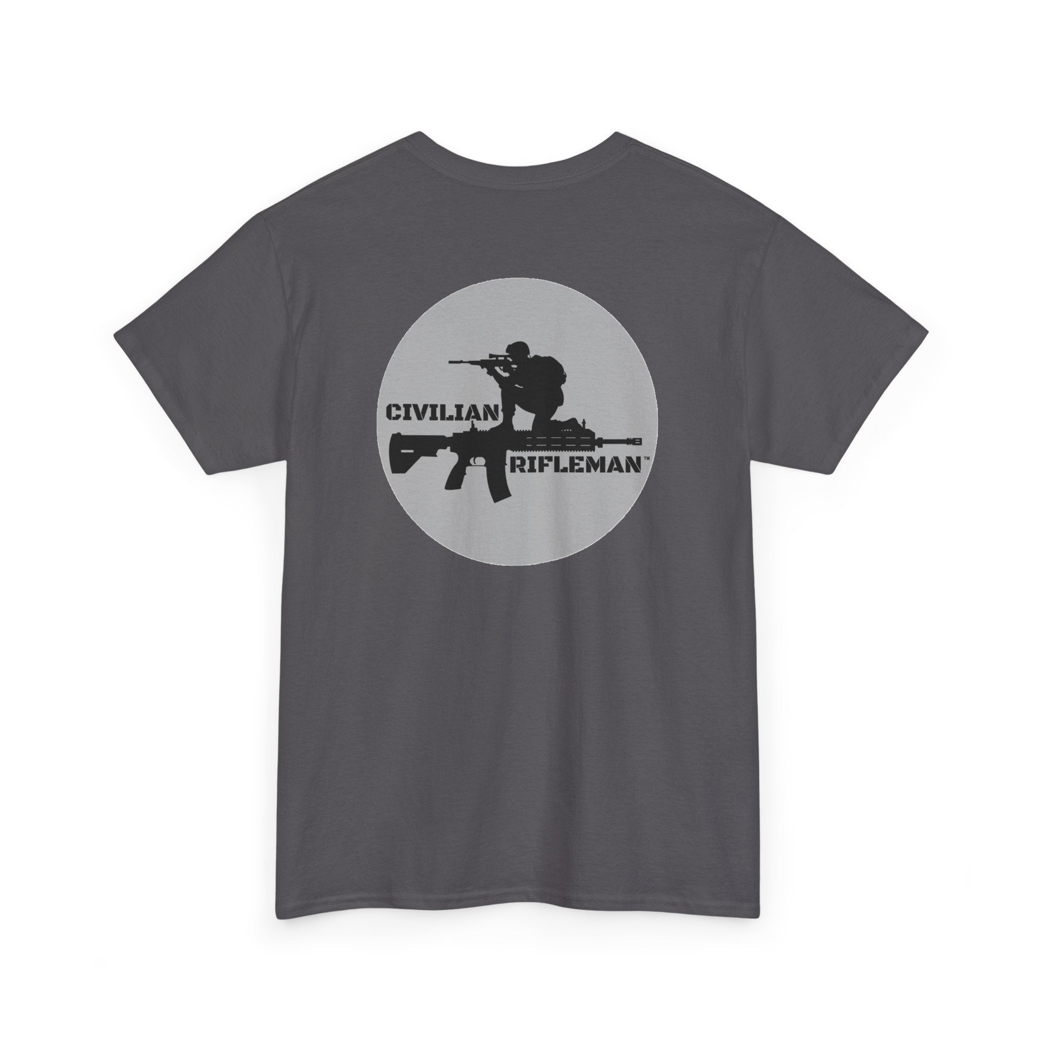 Rifleman Silhouette Tee — 'Civilian Rifleman' Tactical Graphic T-Shirt